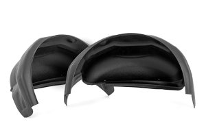 Ford F-150 Raptor Rear Wheel Well Liners - Rough Country - Rough Country - Black - '21-'25
